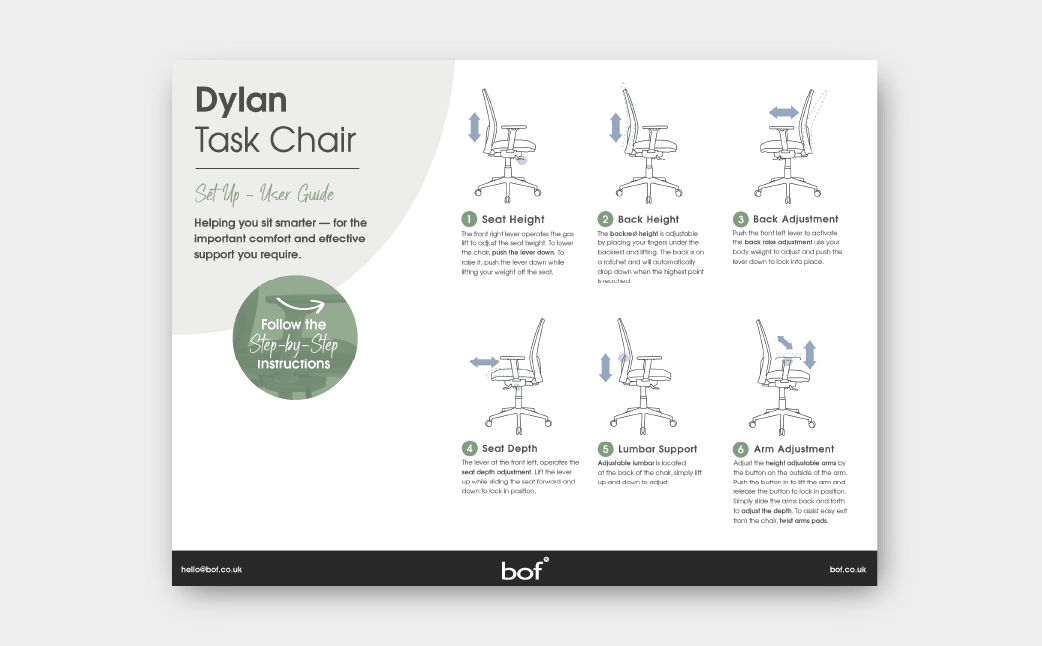 Download Dylan Task Chair | User Guide