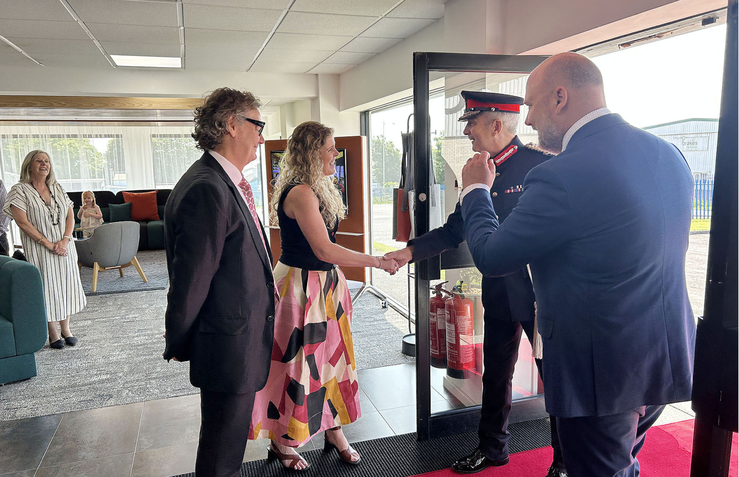 HM Lord-Lieutenant of Mid Glamorgan visits BOF