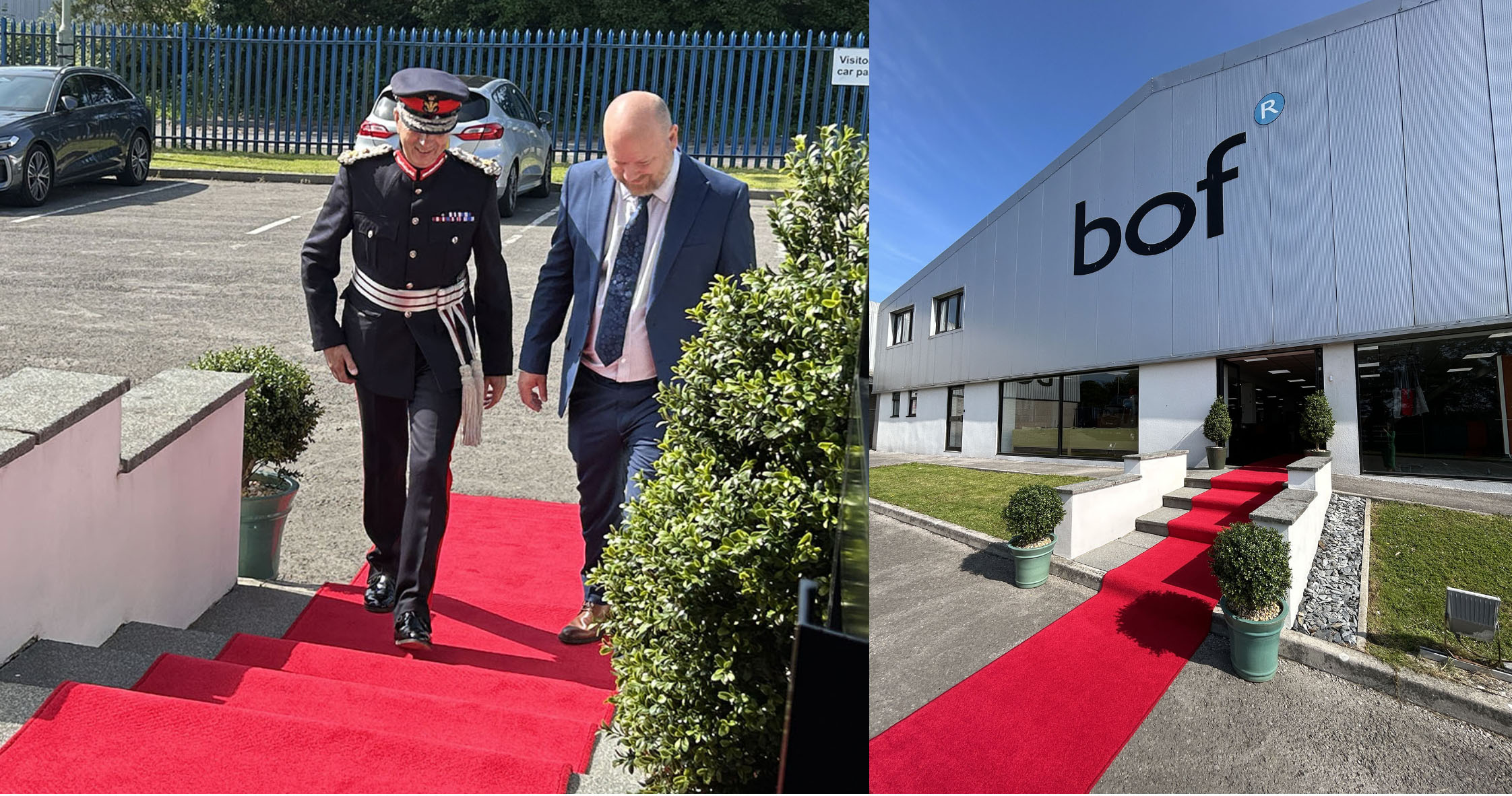 HM Lord-Lieutenant of Mid Glamorgan visits BOF
